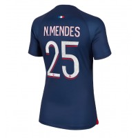 Dámy Fotbalový dres Paris Saint-Germain Nuno Mendes #25 2023-24 Domácí Krátký Rukáv